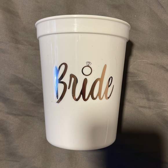 Bride Bachelorette Party Bundle: Veil, Sash, Cup and Rings - Picture 6 of 6